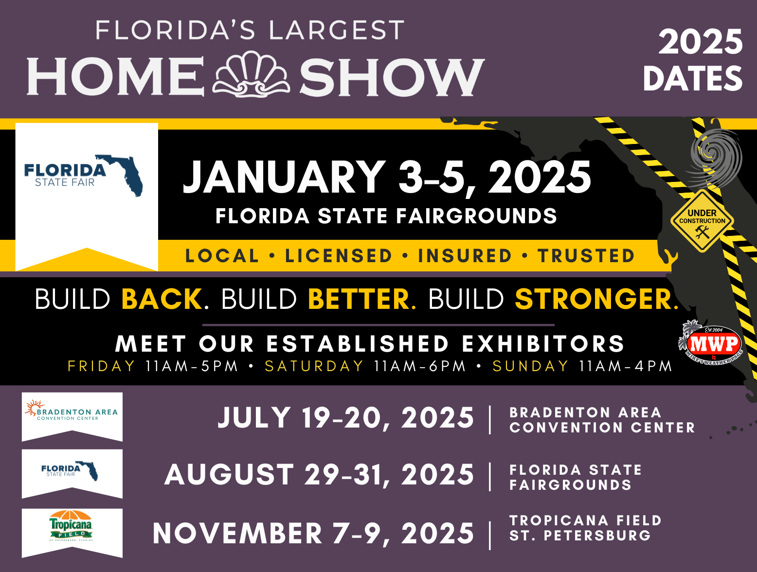 Tony Dyke to attend Florida's Largest Home Show 3-5th Jan